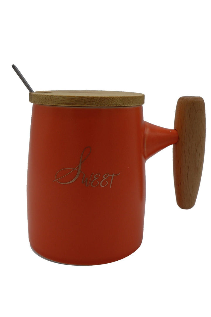 Ceramic Mug With Handle Pink - V Surfaces
