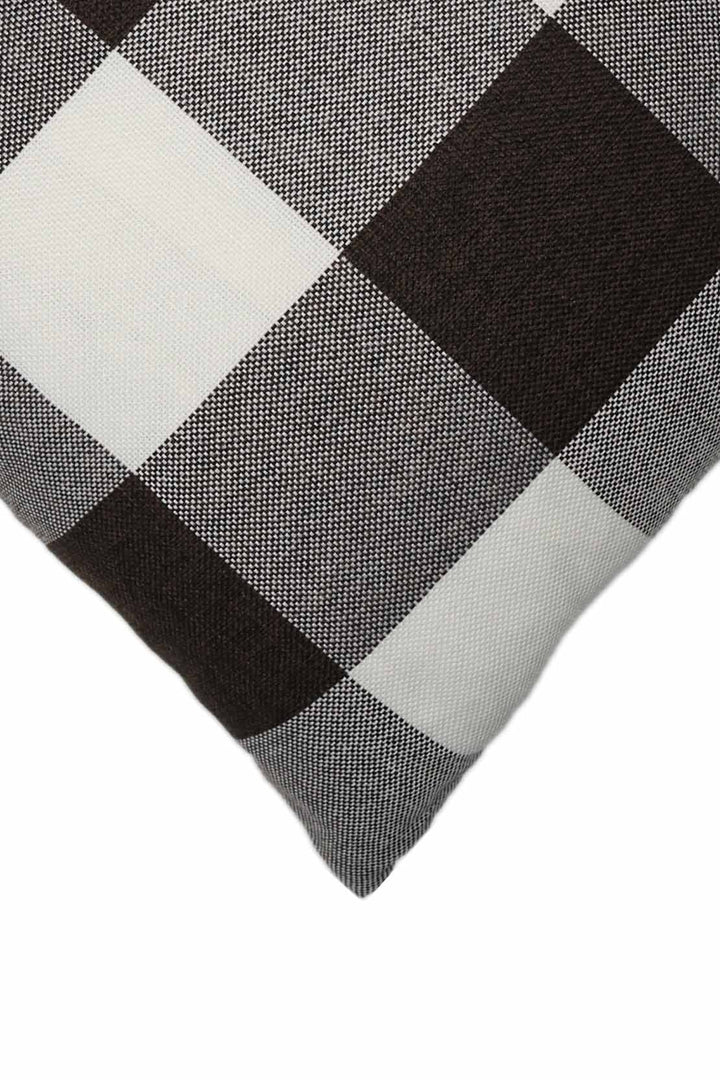 Checks Cushion Cover Without Filling - V Surfaces