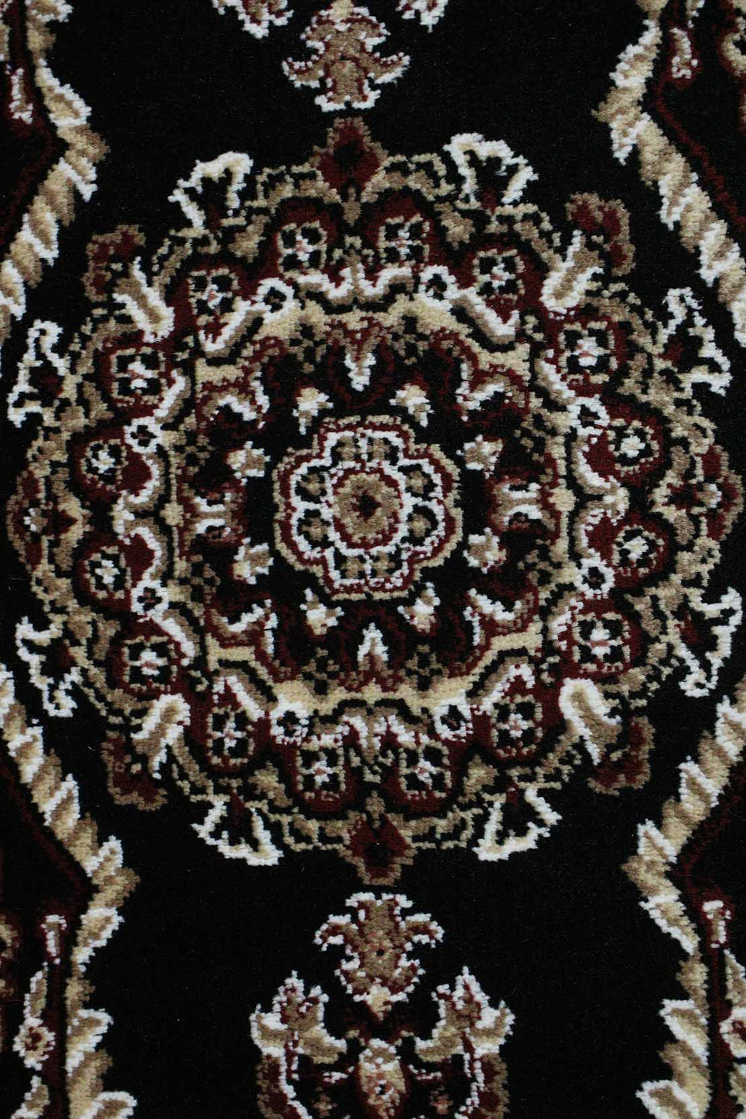 Classical and Traditional Design - 3.2 x 4.9 FT - Brown and Blue - Kirman Rug - Superior Elegant Rug for Living Room - V Surfaces