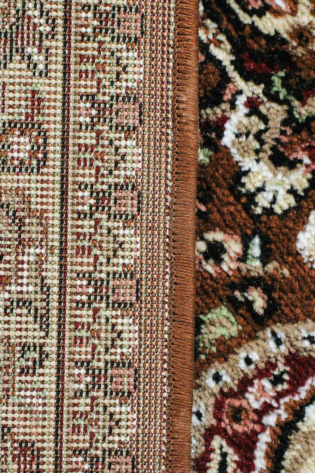 Classical and Traditional Design - 3.2 x 4.9 FT - Brown - Kirman Rug - Superior Elegant Rug for Living Room - V Surfaces