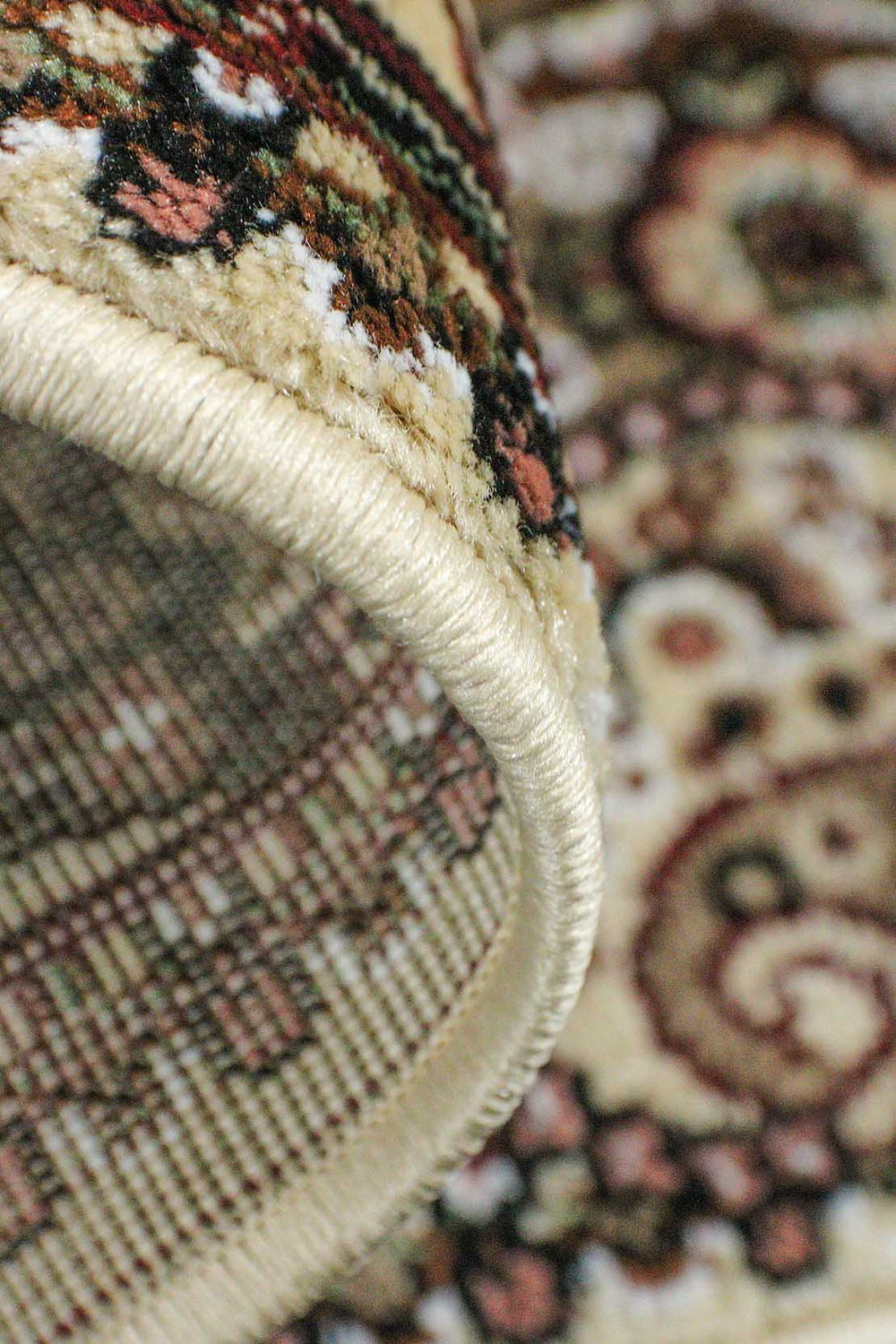 Classical and Traditional Design - 3.2 x 4.9 FT - Brown - Kirman Rug - Superior Elegant Rug for Living Room - V Surfaces