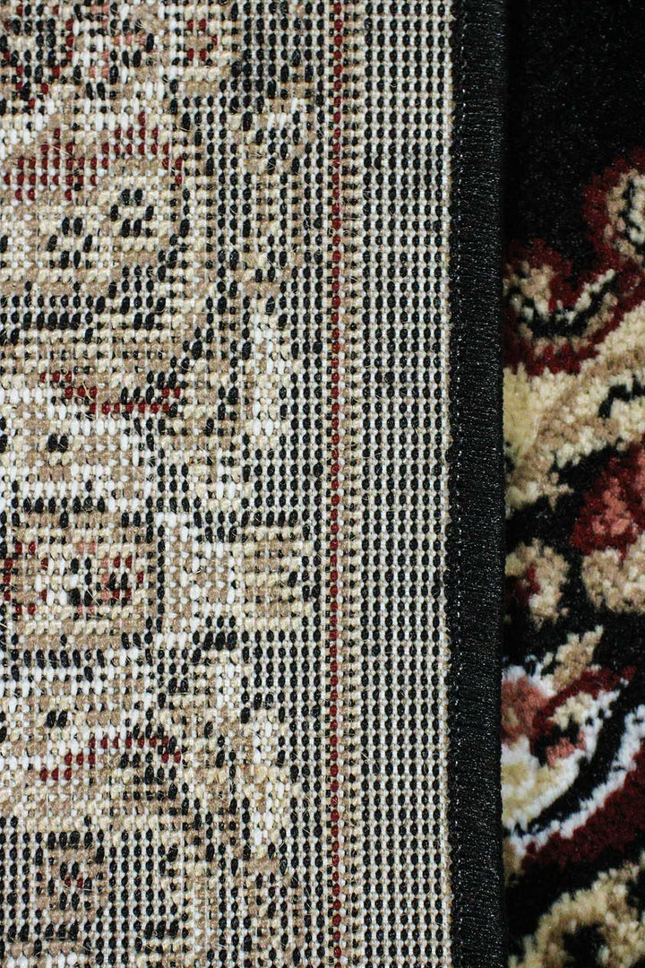 Classical and Traditional Design - 3.2 x 4.9 FT - Cream and Navy - Kirman Rug - Superior Elegant Rug for Living Room - V Surfaces