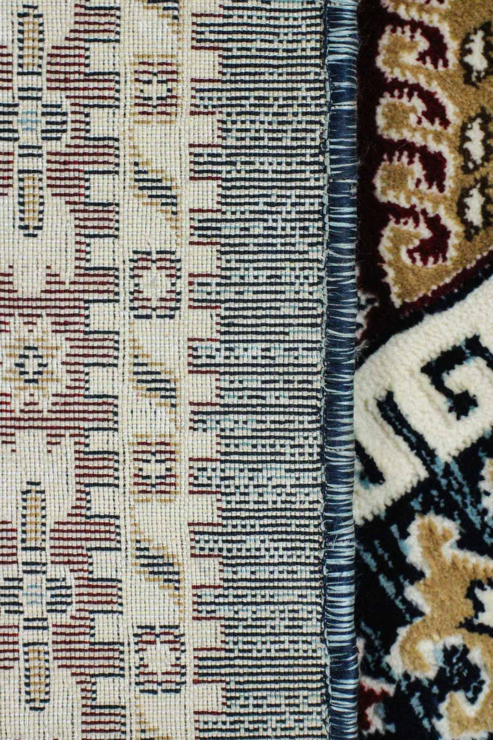 Classical and Traditional Design - 3.9 x 5.5 FT - Brown - Kazak Rug - Superior Elegant Rug for Living Room - V Surfaces