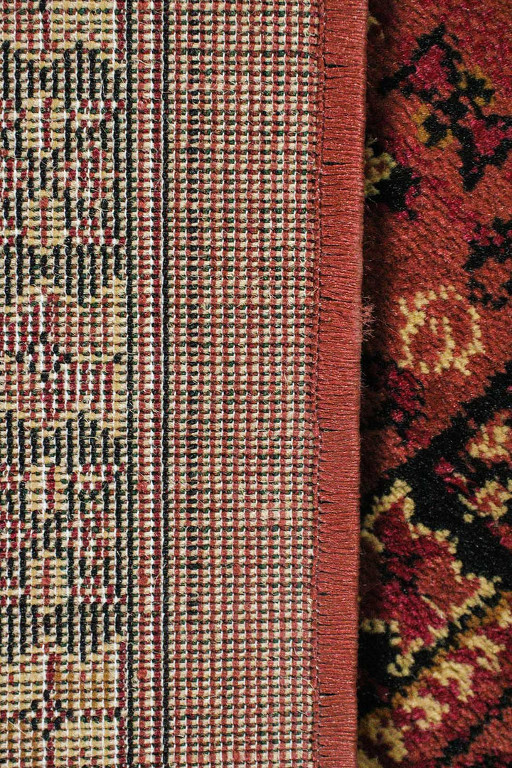 Classical and Traditional Design - 3.9 x 5.5 FT - Red - Tabraiz Rug - Superior Elegant Rug for Living Room - V Surfaces