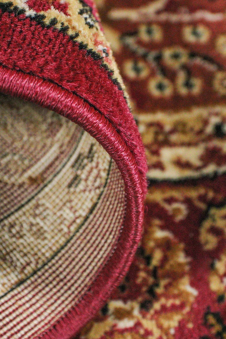 Classical and Traditional Design - 4.1 x 5.5 FT - Brown - Lotus Rug - Superior Elegant Rug for Living Room - V Surfaces