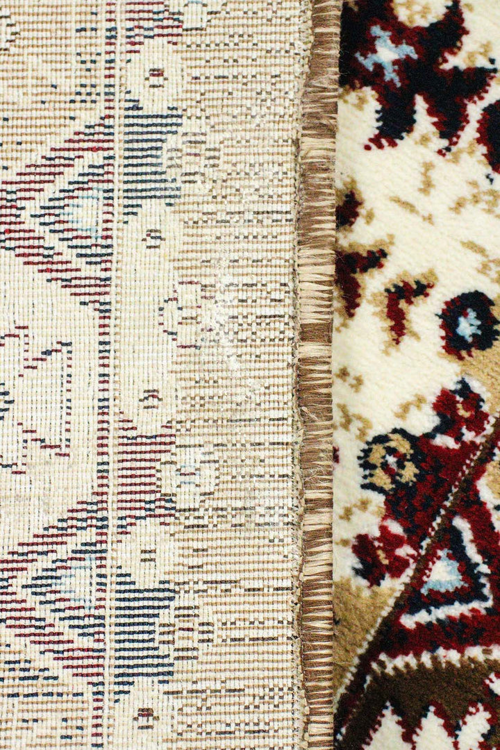 Classical and Traditional Design - 4.9 x 7.3 FT - Brown - Emirfringes Rug - Superior Elegant Rug for Living Room - V Surfaces