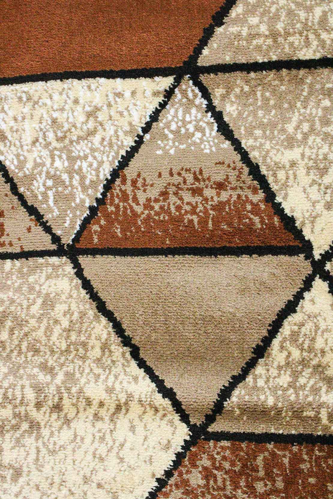Classical and Traditional Design - 4.9 x 7.3 FT - Brown - Indigo Rug - Superior Elegant Rug for Living Room - V Surfaces