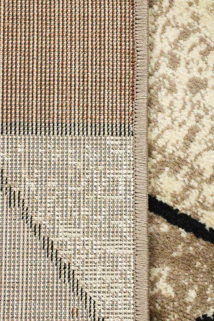Classical and Traditional Design - 4.9 x 7.3 FT - Brown - Indigo Rug - Superior Elegant Rug for Living Room - V Surfaces