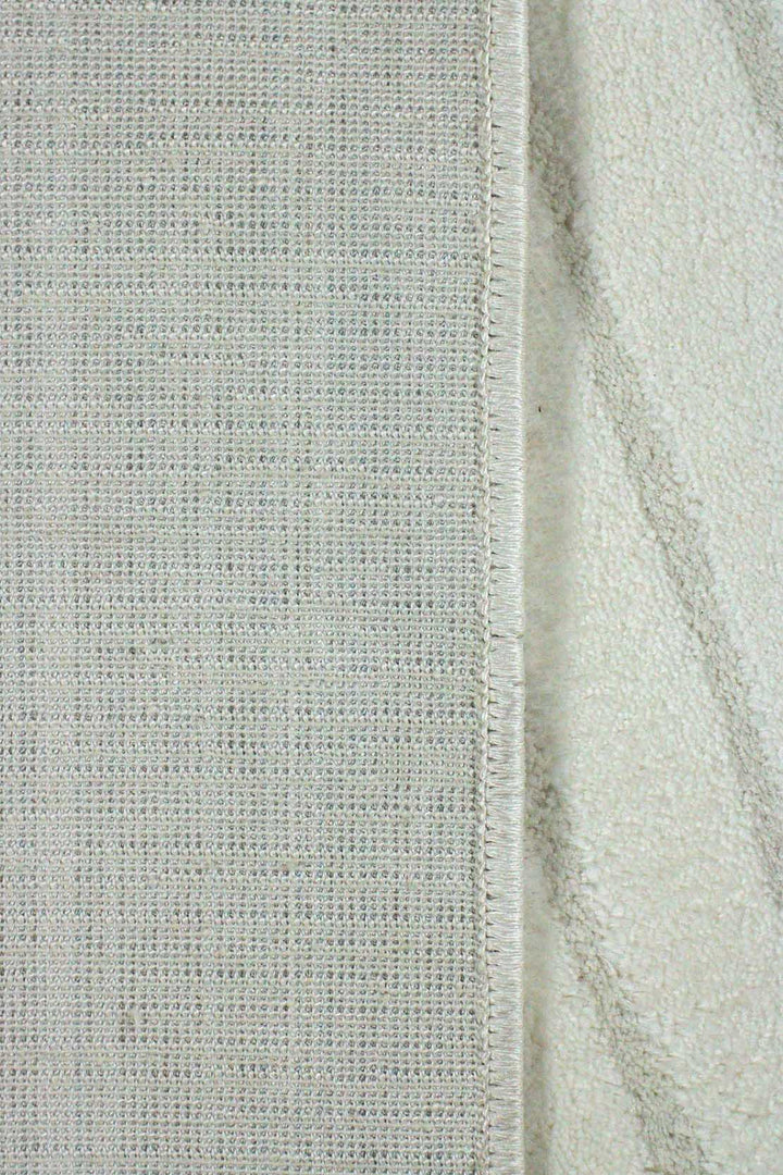 Classical and Traditional Design - 5.2 x 7.5 FT - White - Festival High P Rug - Superior Elegant Rug for Living Room - V Surfaces