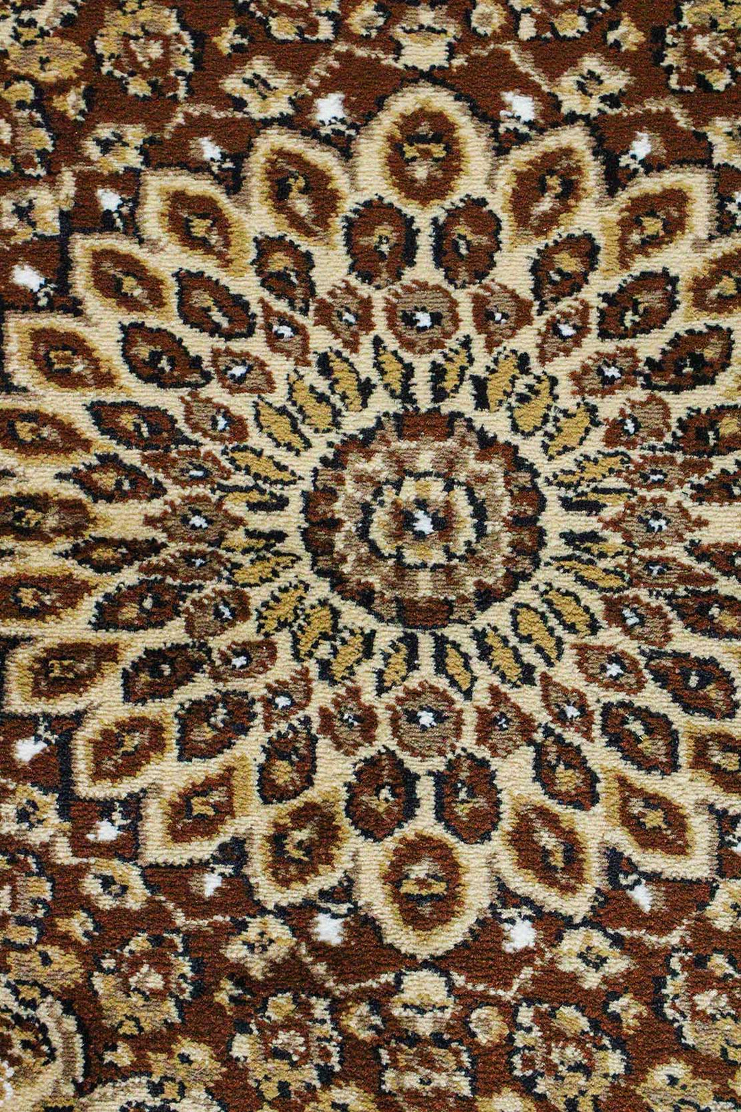 Classical and Traditional Design - 6.5 x 9.5 FT - Brown - Saffron Rug - Superior Elegant Rug for Living Room - V Surfaces