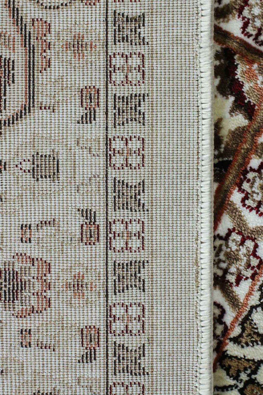 Classical Turkish Topaz Rug - 3.2 x 4.9 FT - Beige - Resilient Construction for Long - Lasting Use - V Surfaces