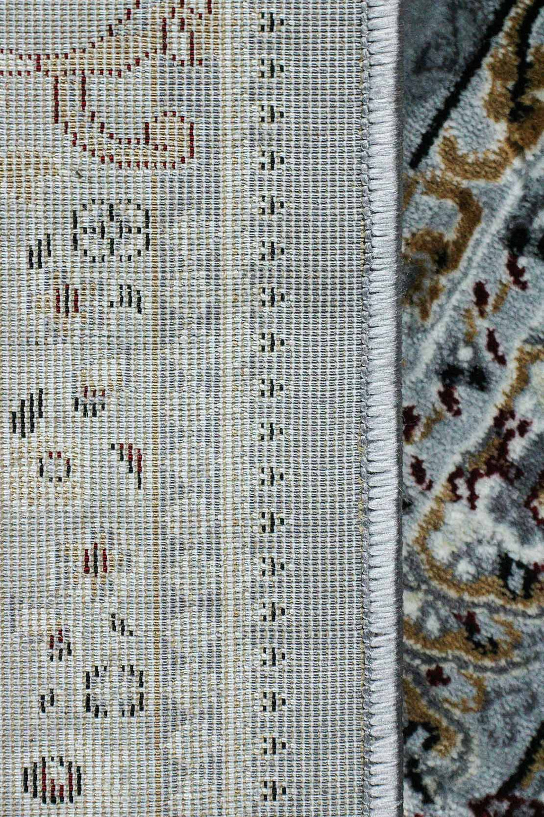 Classical Turkish Topaz Rug - 3.2 x 4.9 FT - Gray - Resilient Construction for Long - Lasting Use - V Surfaces