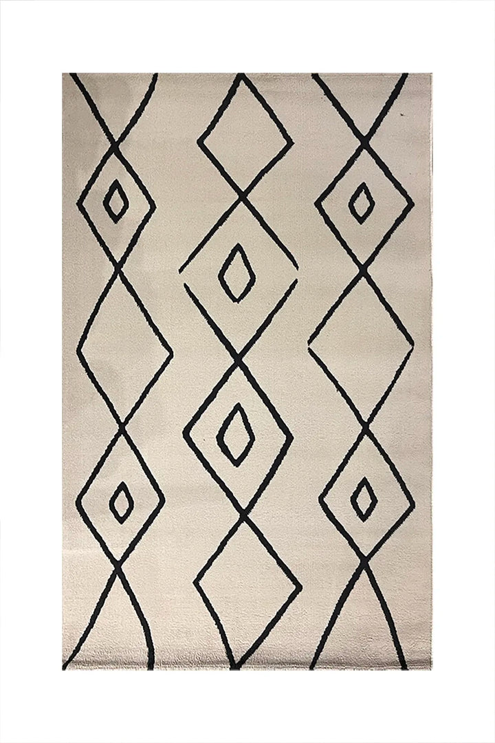 Turkish Modern Festival WD Rug - 3.2 x 4.9 FT - Sleek and Minimalist for Chic Interiors
