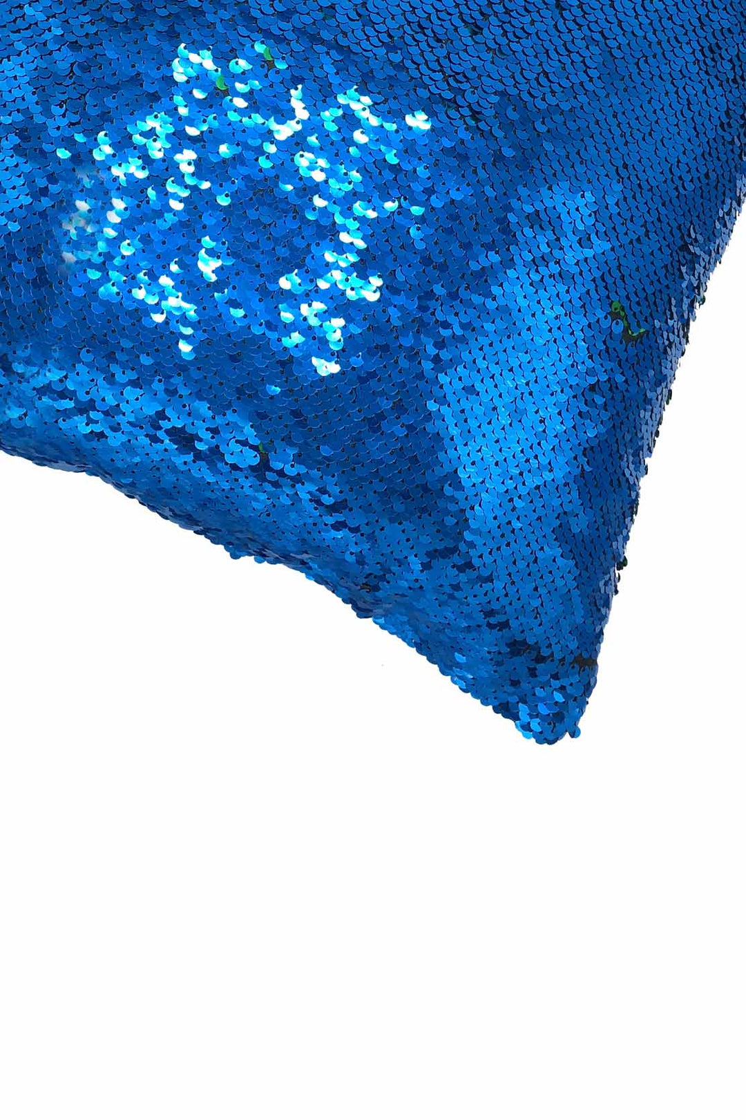 Glitter Cushion Cover Without Filling Blue and Silver - V Surfaces