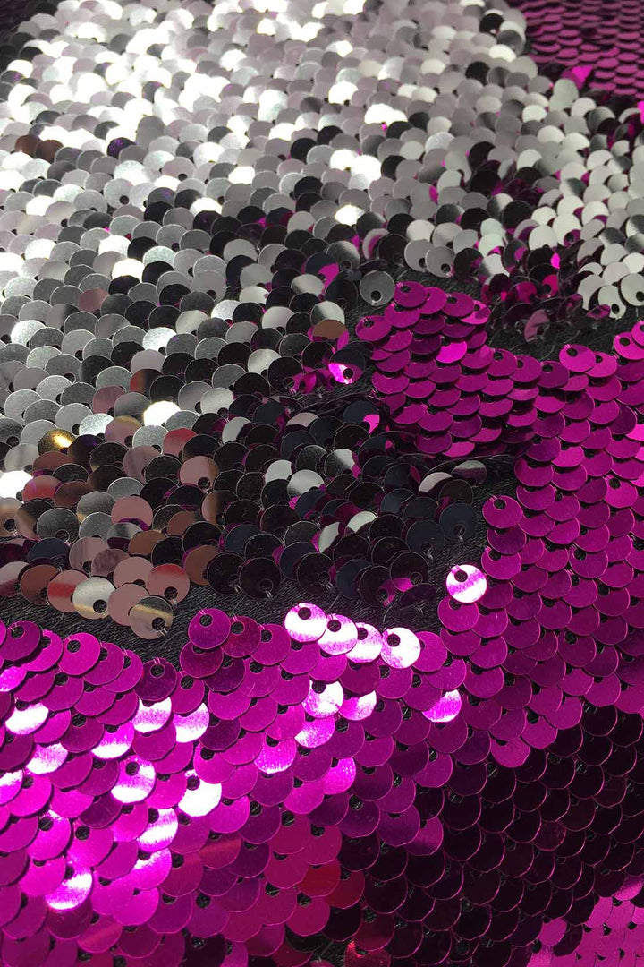 Glitter Cushion Cover Without Filling Pink and Silver - V Surfaces