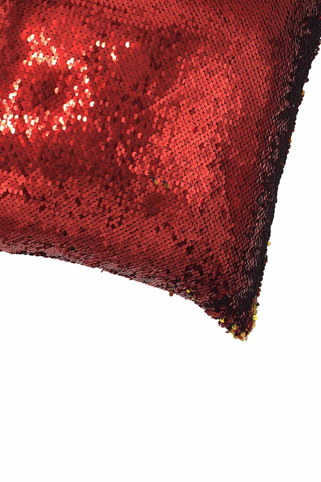 Glitter Cushion Cover Without Filling Silver and Red - V Surfaces