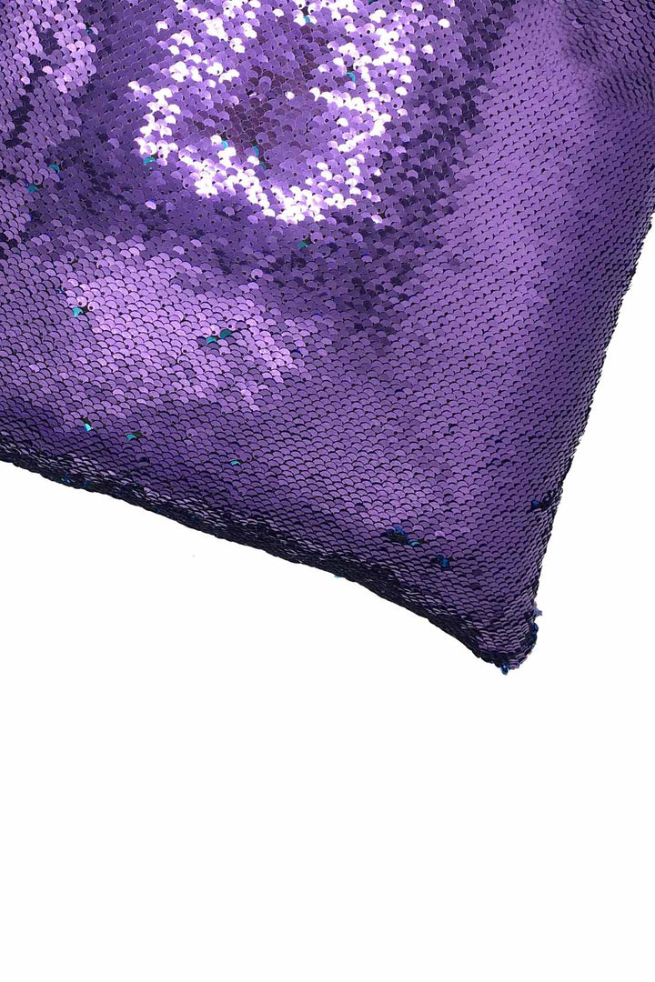 Glitter Cushion Cover Without Filling Teal and Purple - V Surfaces