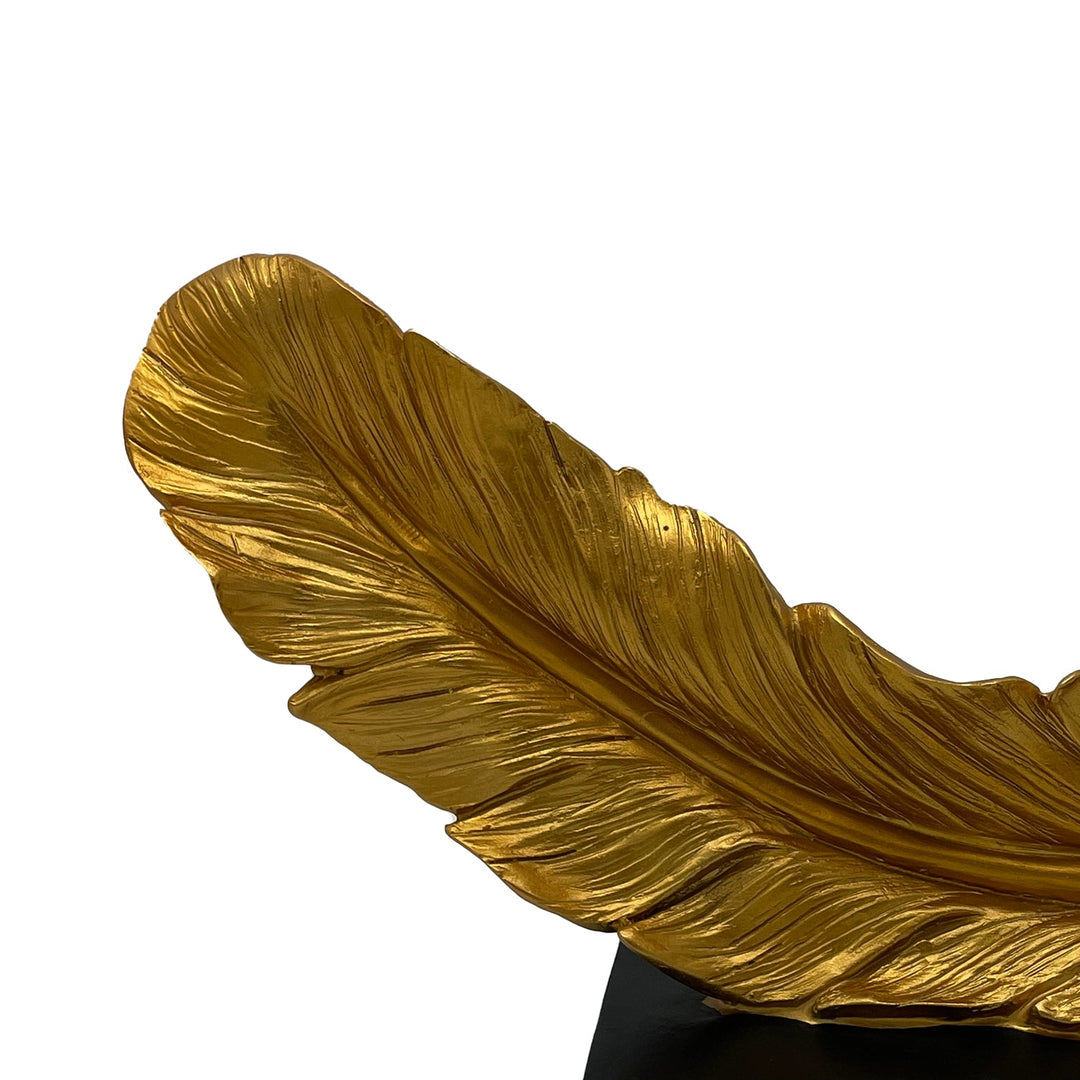 Golden Feather With Base - V Surfaces