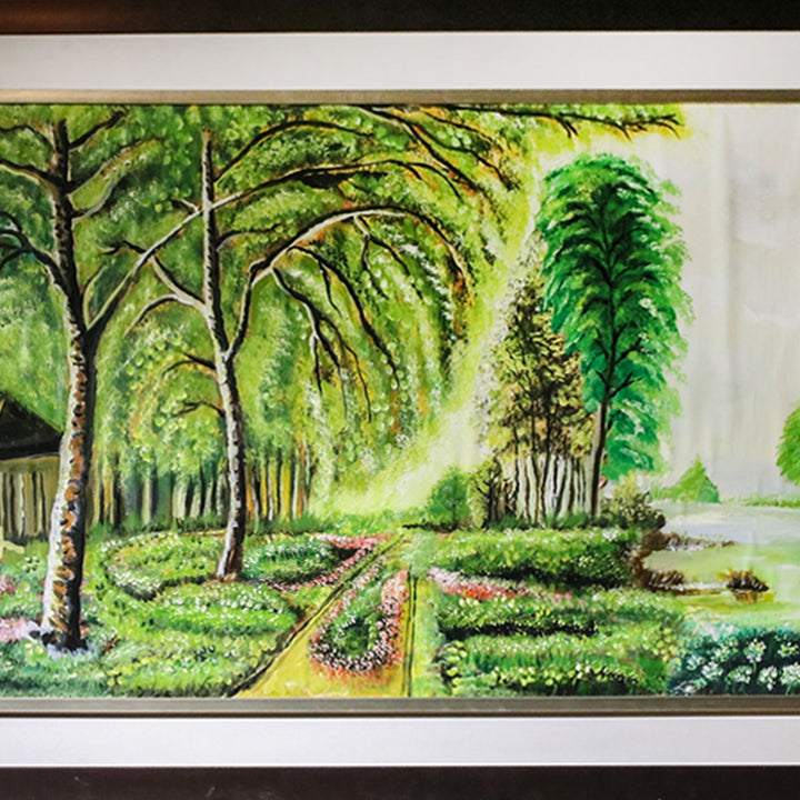 Hand Painted Textured, Acrylic Painting - V Surfaces