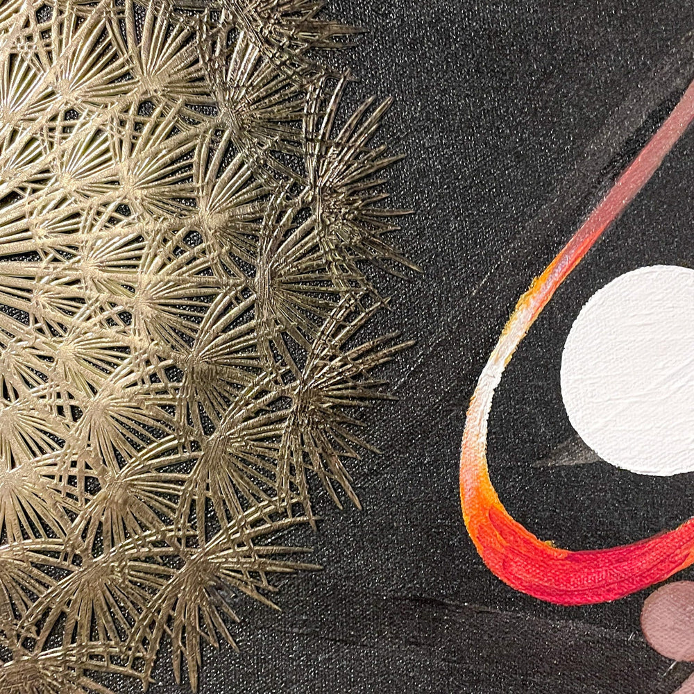Hand Painted Textured, Acrylic Painting - V Surfaces