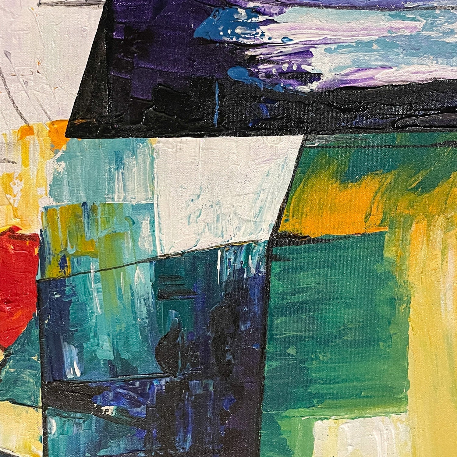 Hand Painted Textured Acrylic Painting V Surfaces Hand Painted Textured Acrylic Painting 284514