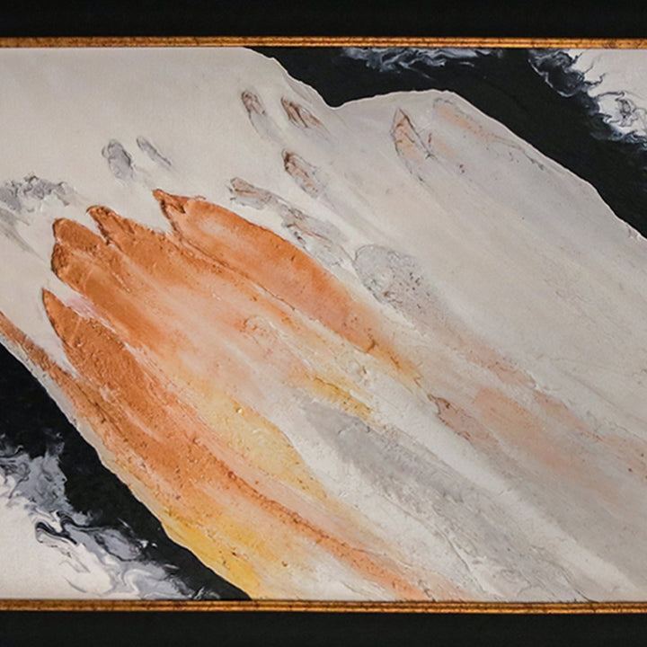 Hand Painted Textured, Acrylic Painting - V Surfaces