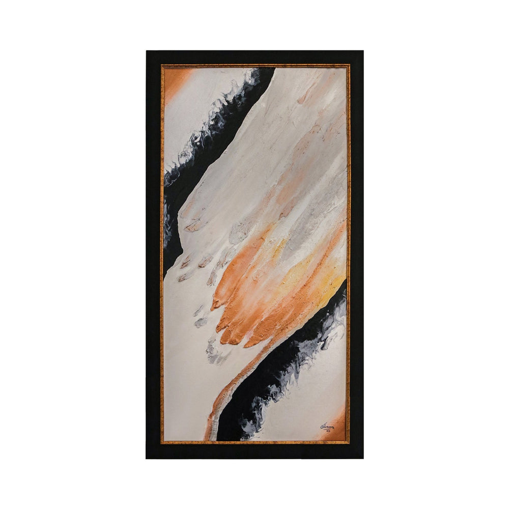 Hand Painted Textured, Acrylic Painting - V Surfaces