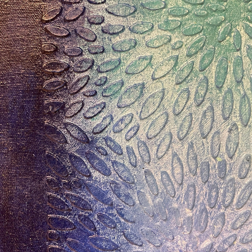 Hand Painted Textured, Acrylic Painting - V Surfaces