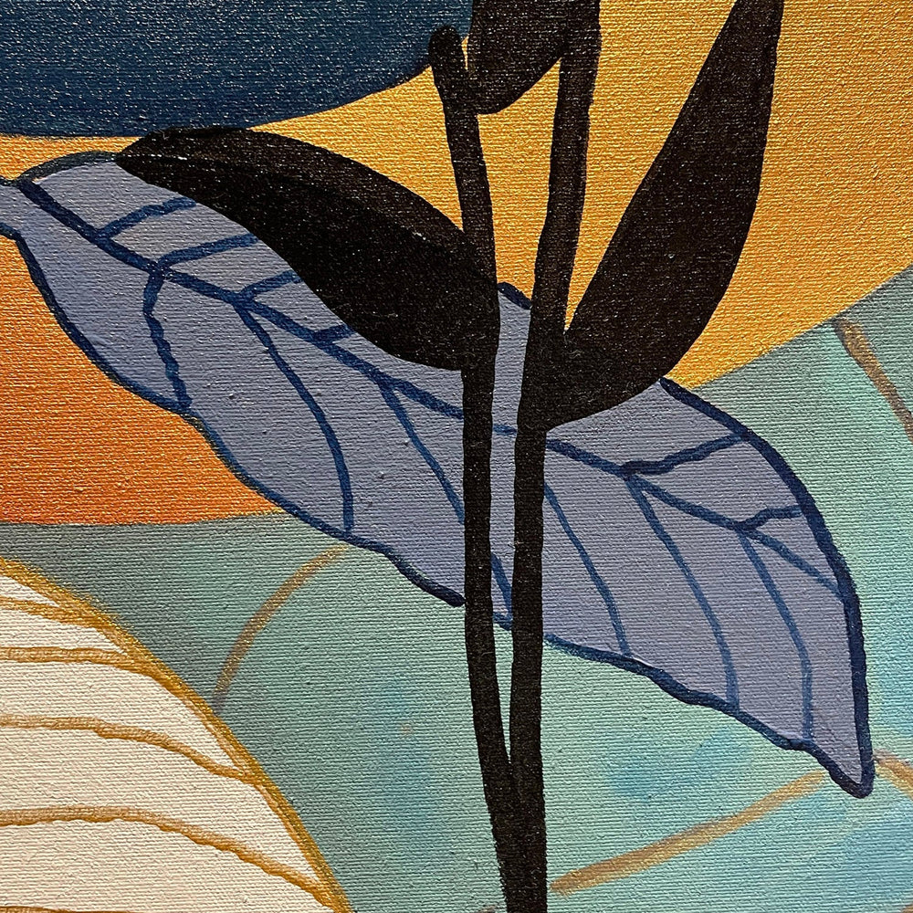 Hand Painted Textured, Acrylic Painting - V Surfaces
