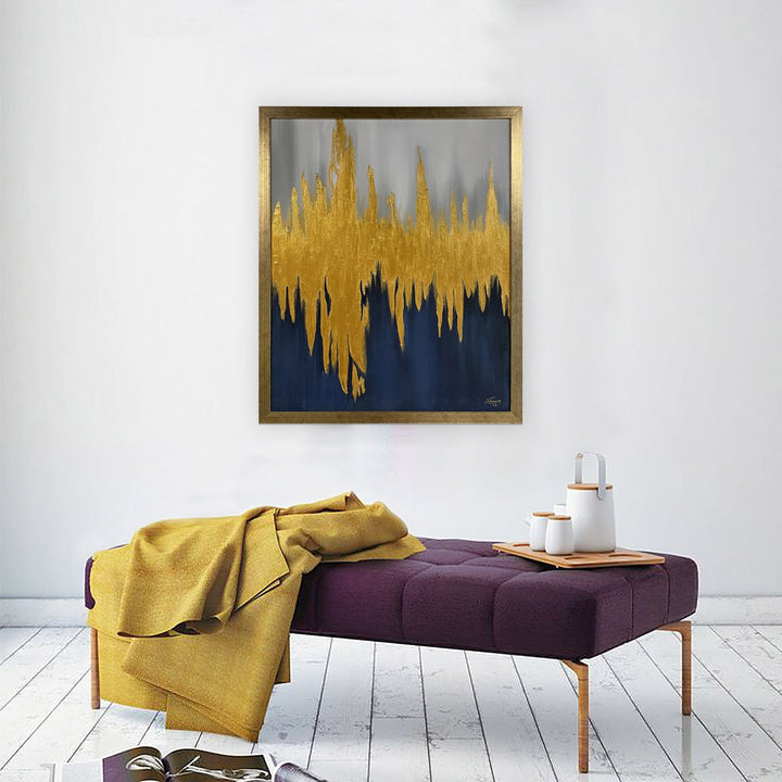 Hand Painted Textured, Acrylic Painting - V Surfaces