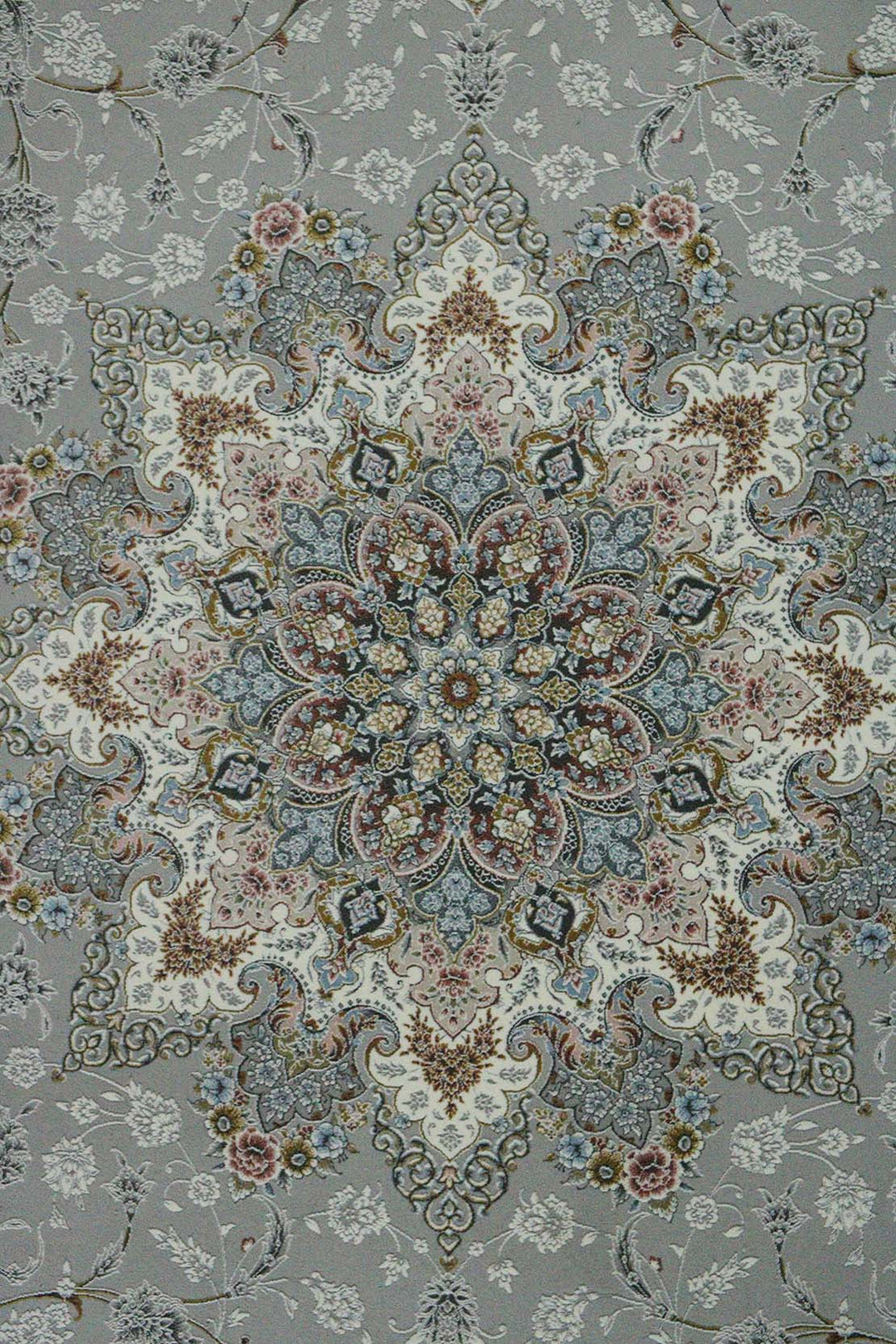 Irani Rug Authentic Persian - 6.5 x 9.8 FT - Gray - Premium Quality Rug - V Surfaces