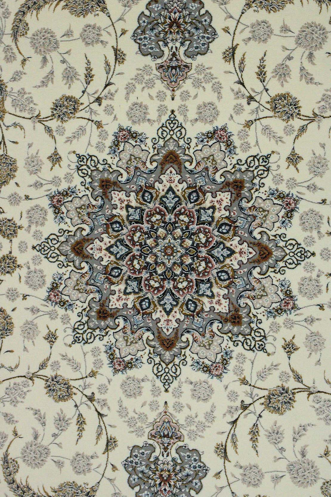 Iranian Premium Quality Authentic 1500 Rug - 3.9 x 5.5 FT - Beige - Resilient Construction for Long-Lasting Use - V Surfaces