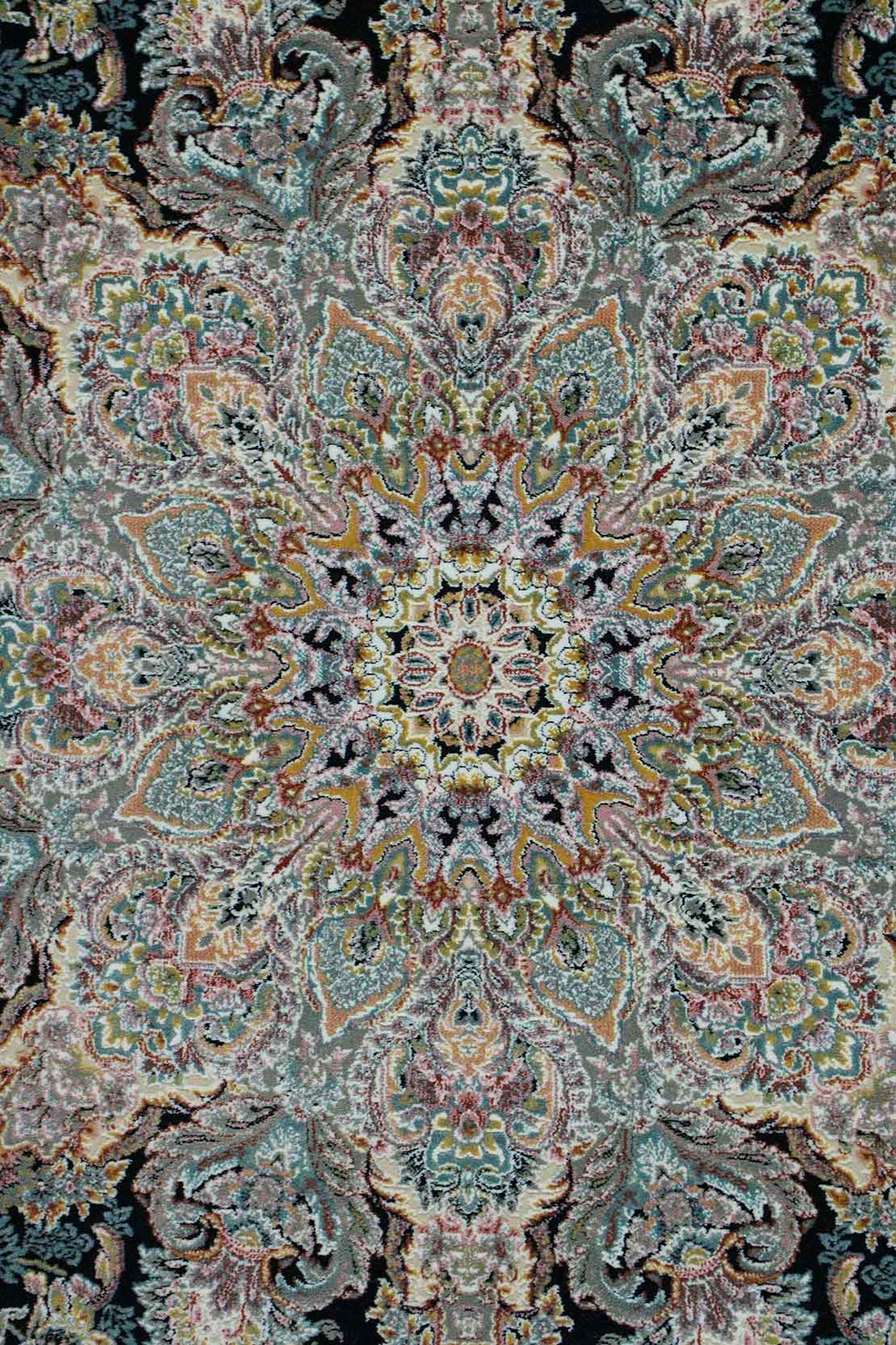 Iranian Premium Quality Authentic 1500 Rug - 4.9 x 7.3 FT - Blue - Resilient Construction for Long - Lasting Use - V Surfaces