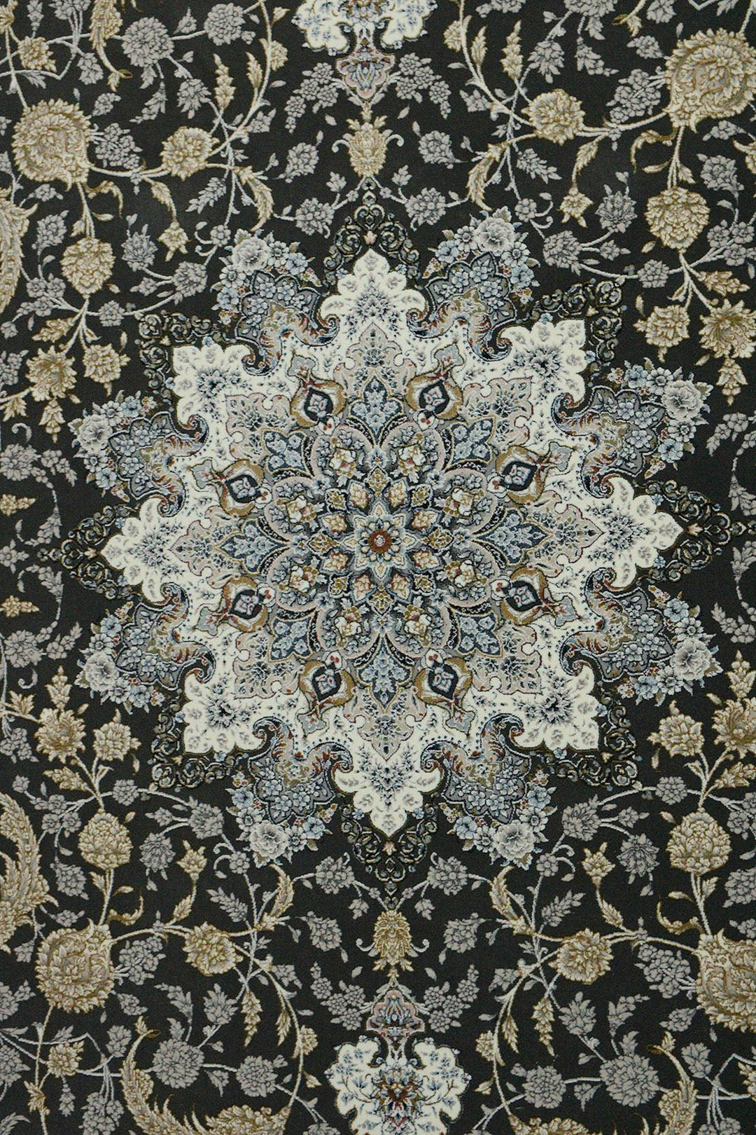 Iranian Premium Quality Authentic 1500 Rug - 4.9 x 7.3 FT - Cream - Resilient Construction for Long-Lasting Use - V Surfaces