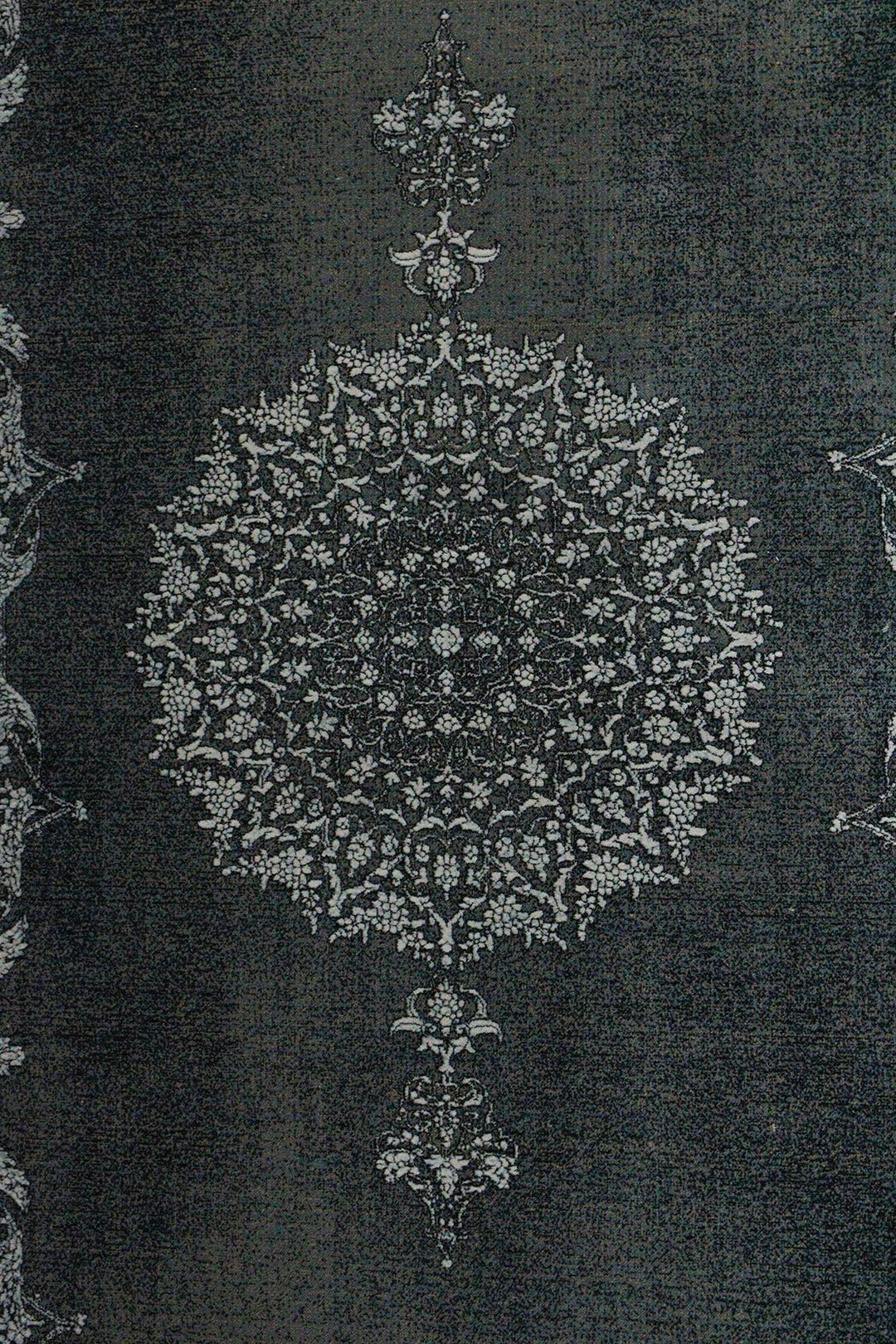 Iranian Premium Quality Oriental Collection Rug - 3.2 x 9.8 FT - Gray - Resilient Construction for Long-Lasting Use - V Surfaces