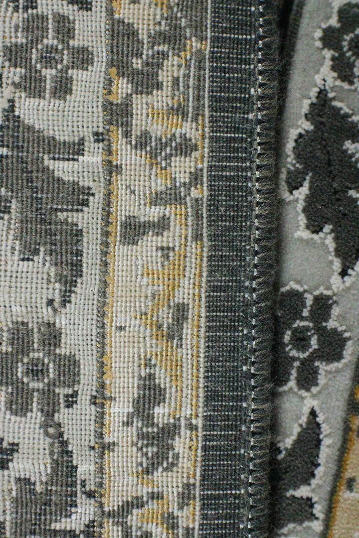 Irianian Premium Authentic Vintage Rug - Black - 6.5 x 9.8 FT-Superior Comfort Elegant and Luxury Style Accent - V Surfaces