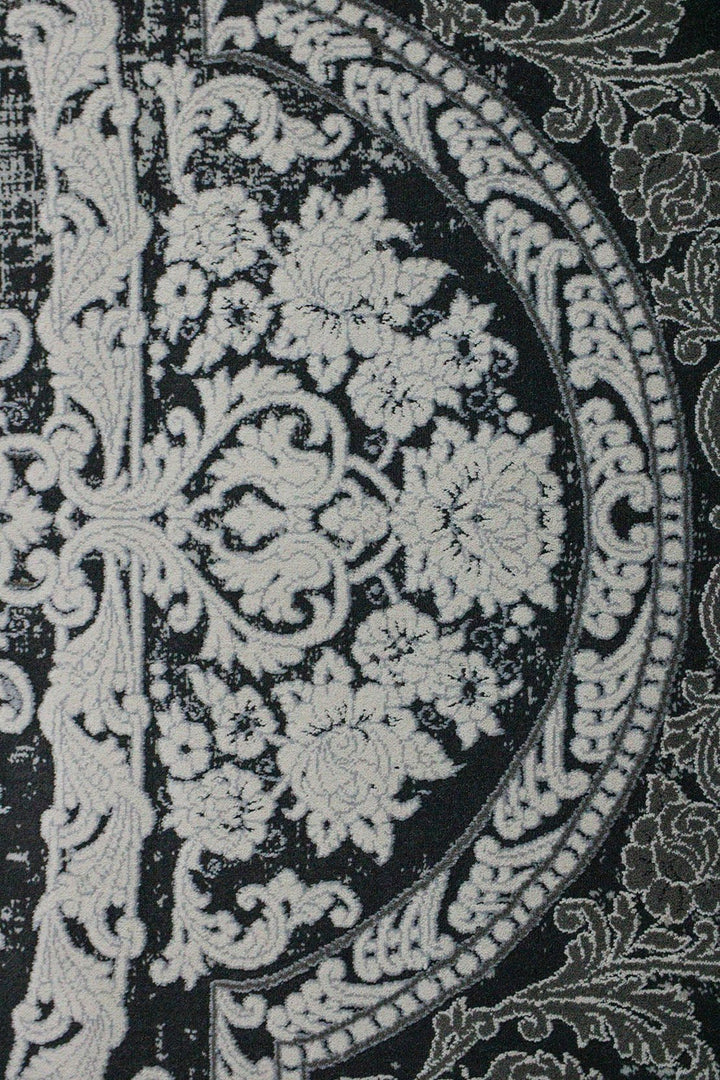 Irianian Premium Authentic Vintage Rug - Gray - 6.5 x 9.8 FT-Superior Comfort Elegant and Luxury Style Accent - V Surfaces