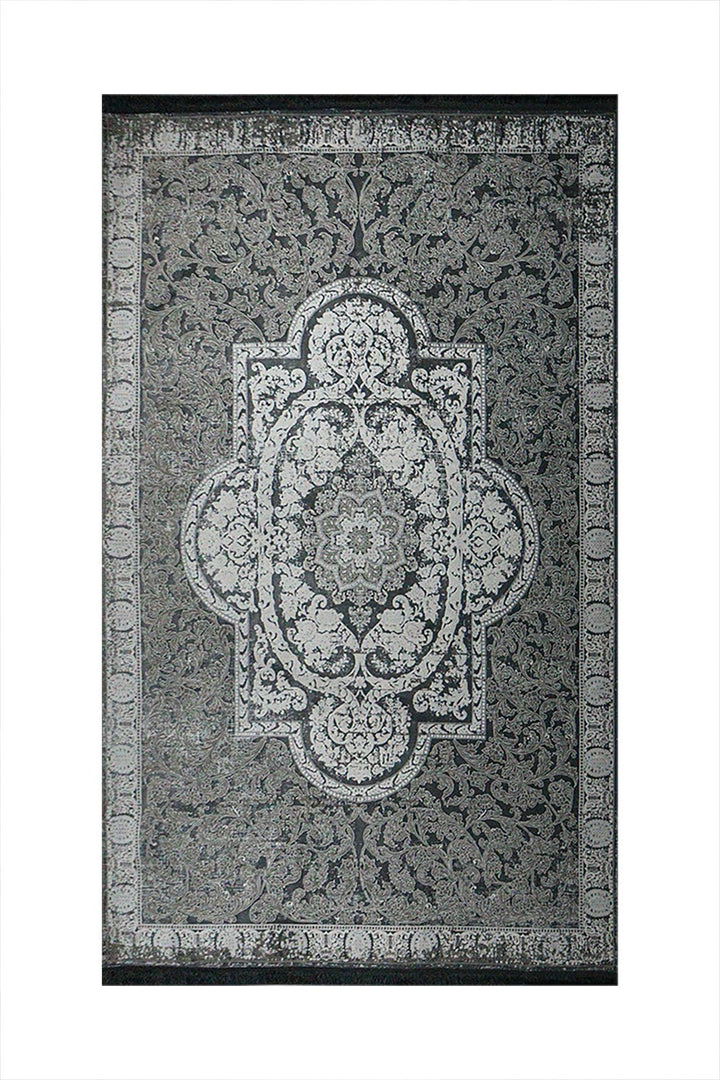 Irianian Premium Authentic Vintage Rug - Gray - 6.5 x 9.8 FT-Superior Comfort Elegant and Luxury Style Accent - V Surfaces