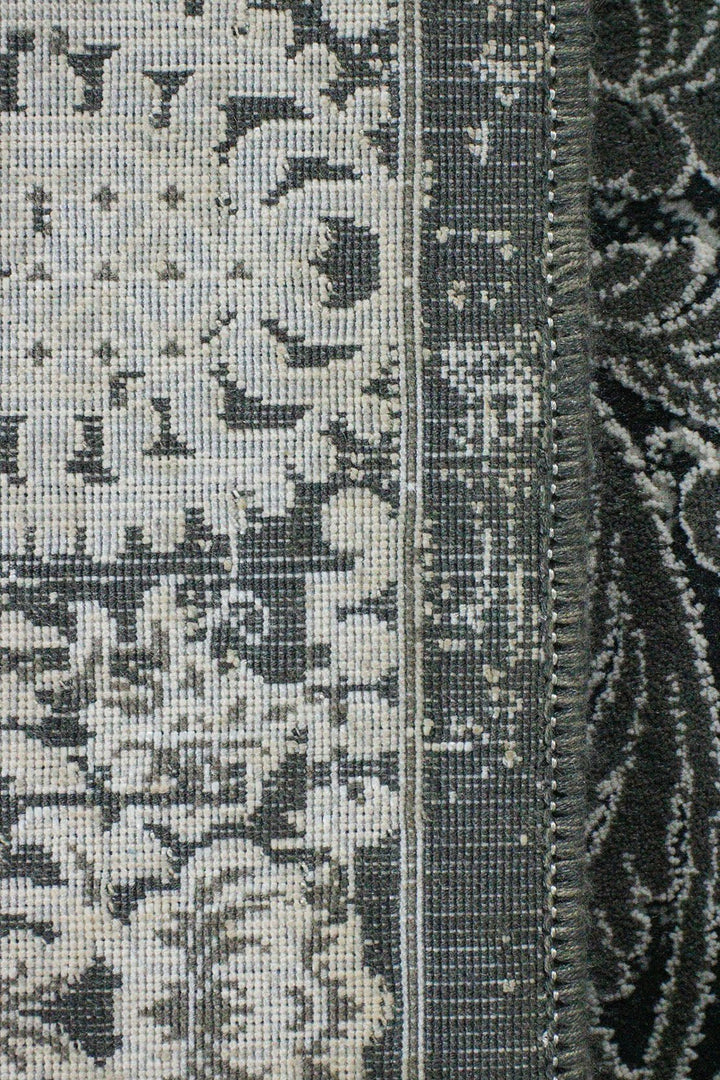 Irianian Premium Authentic Vintage Rug - Gray - 6.5 x 9.8 FT-Superior Comfort Elegant and Luxury Style Accent - V Surfaces