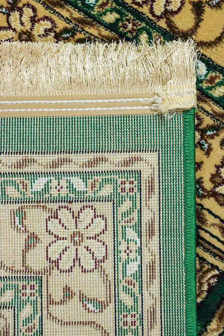Ishraq Janamaz Green and Beige - V Surfaces