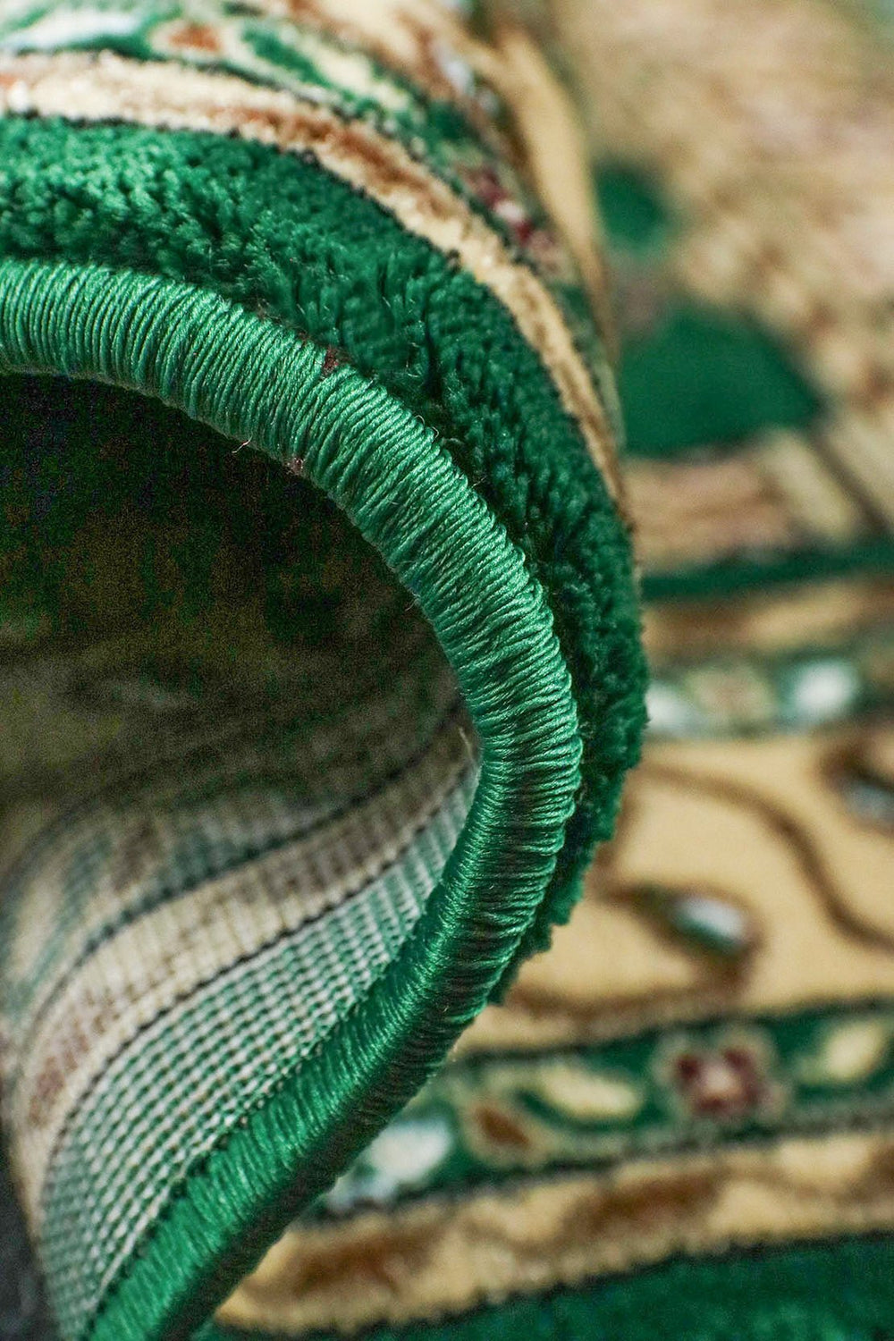Ishraq Janamaz Green and Beige - V Surfaces
