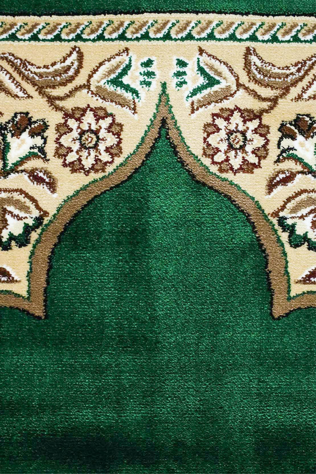 Ishraq Janamaz Green and Beige - V Surfaces