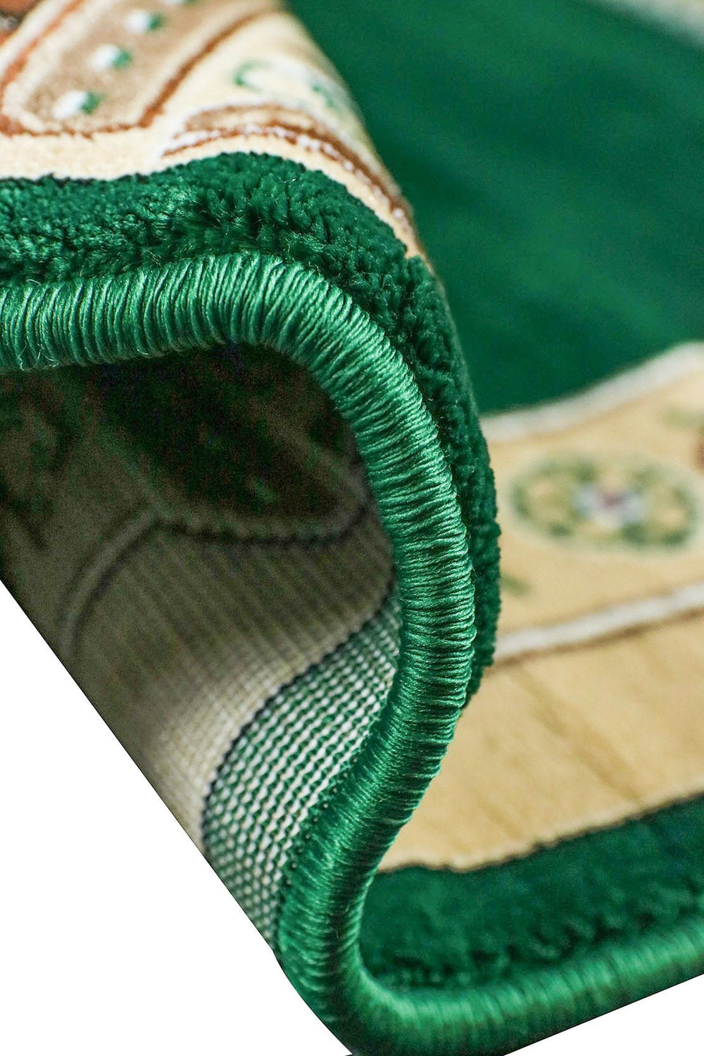 Ishraq Janamaz Green and Beige - V Surfaces