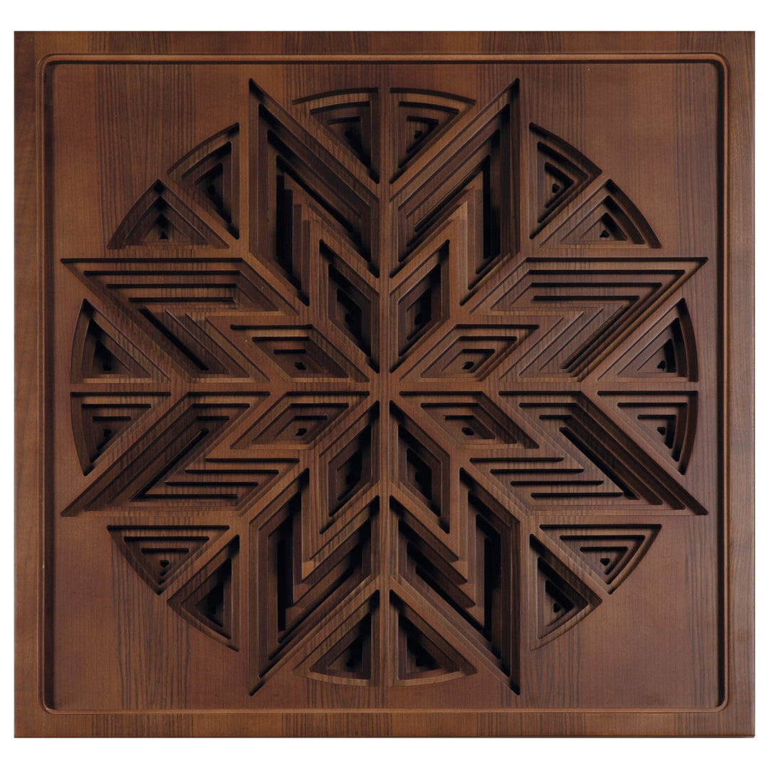 Korfez Model - Turkish Natural Walnut Coated Center Table, Wooden Rustic, Room Furniture - V Surfaces