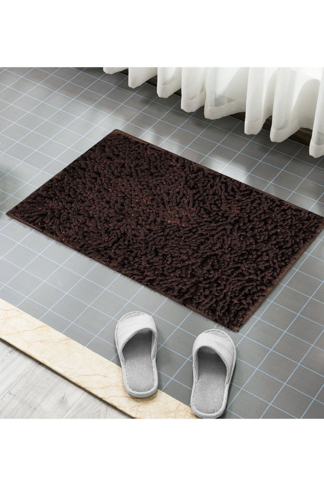 Micro Fiber Bath Mat, D. Brown - V Surfaces
