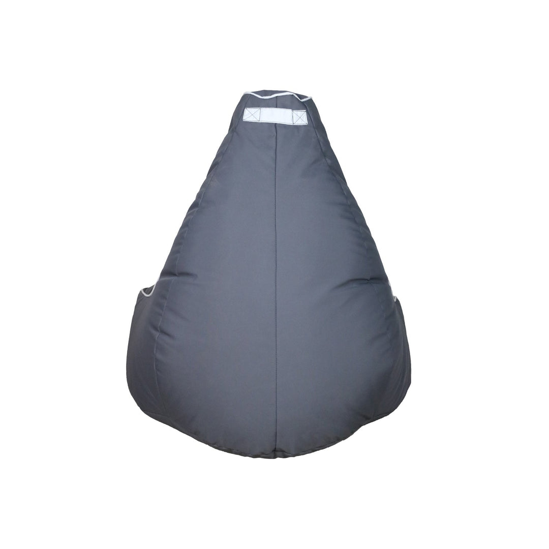 Pearl Set Bean Bag Chair with Foot Stool, Gray - V Surfaces