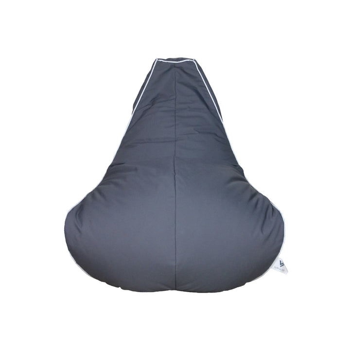 Pearl Set Bean Bag Chair with Foot Stool, Gray - V Surfaces