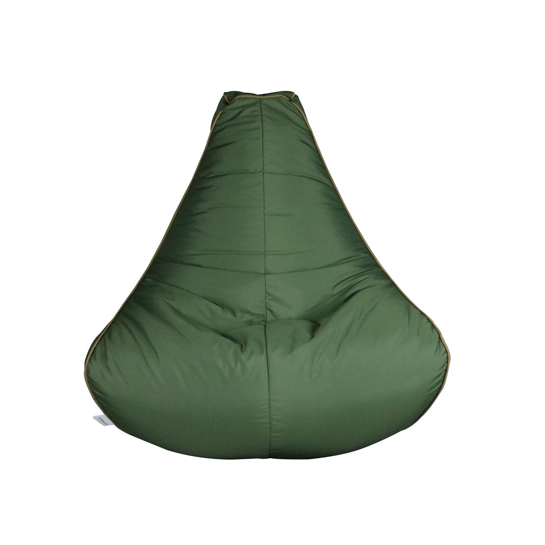 Pearl Set Bean Bag Chair with Foot Stool, Green - V Surfaces