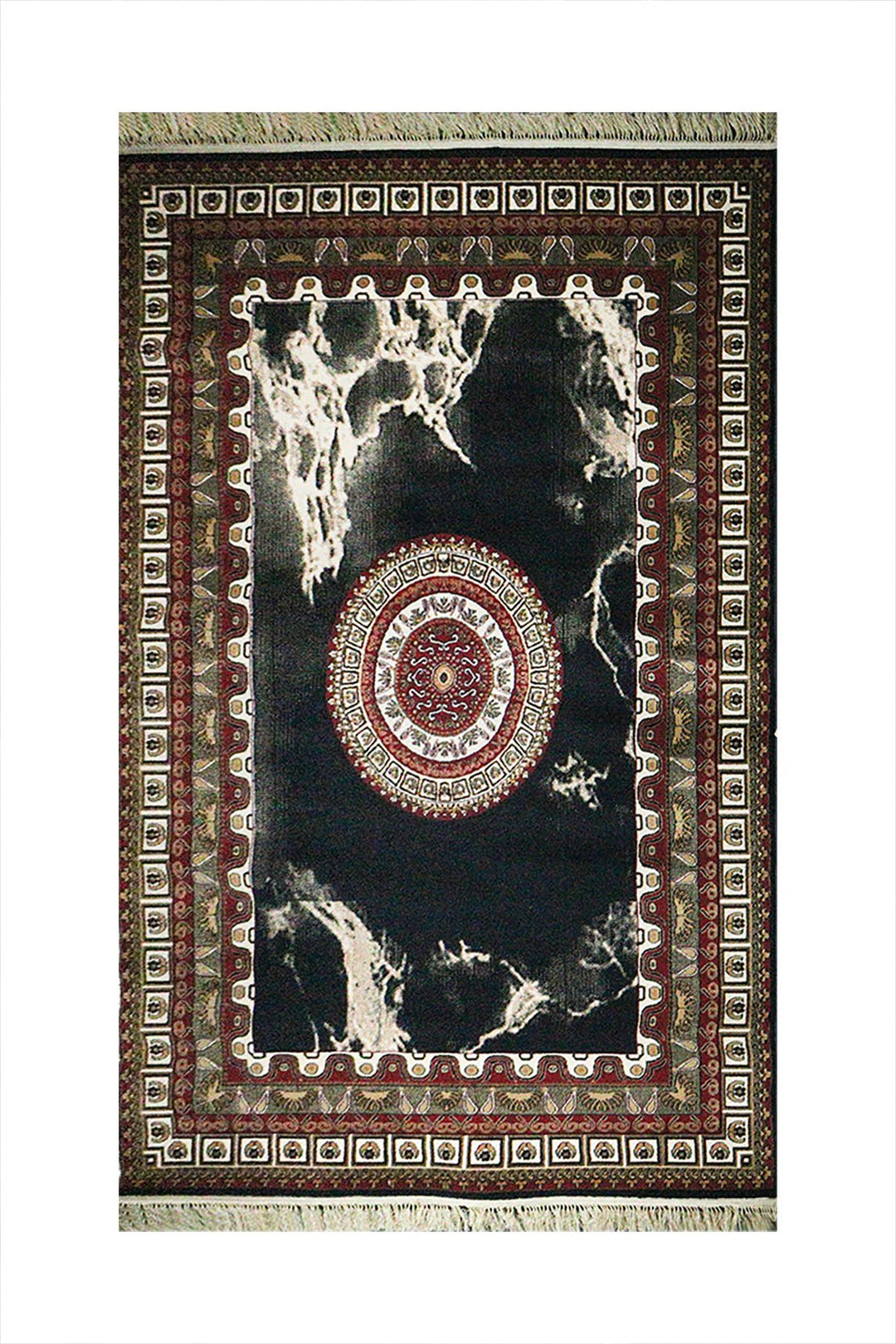 Premium Irani 500 Rug - Brown - 6.5 x 9.8 FT-Superior Comfort Elegant and Luxury Style Accent - V Surfaces