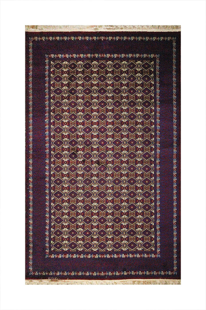 Premium Quality Afghan (Acrylic) - Red - 6.5 x 9.5 FT - Resilient Construction for Long-Lasting Use - V Surfaces
